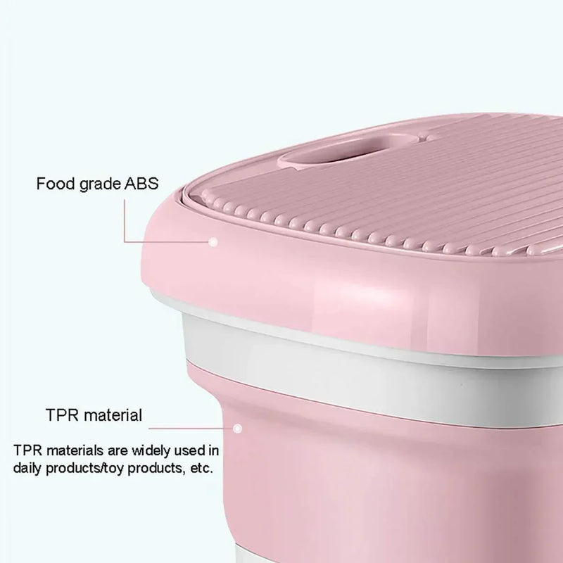Key Specs Portable Mini Folding Washing Machine - smartishTrend
